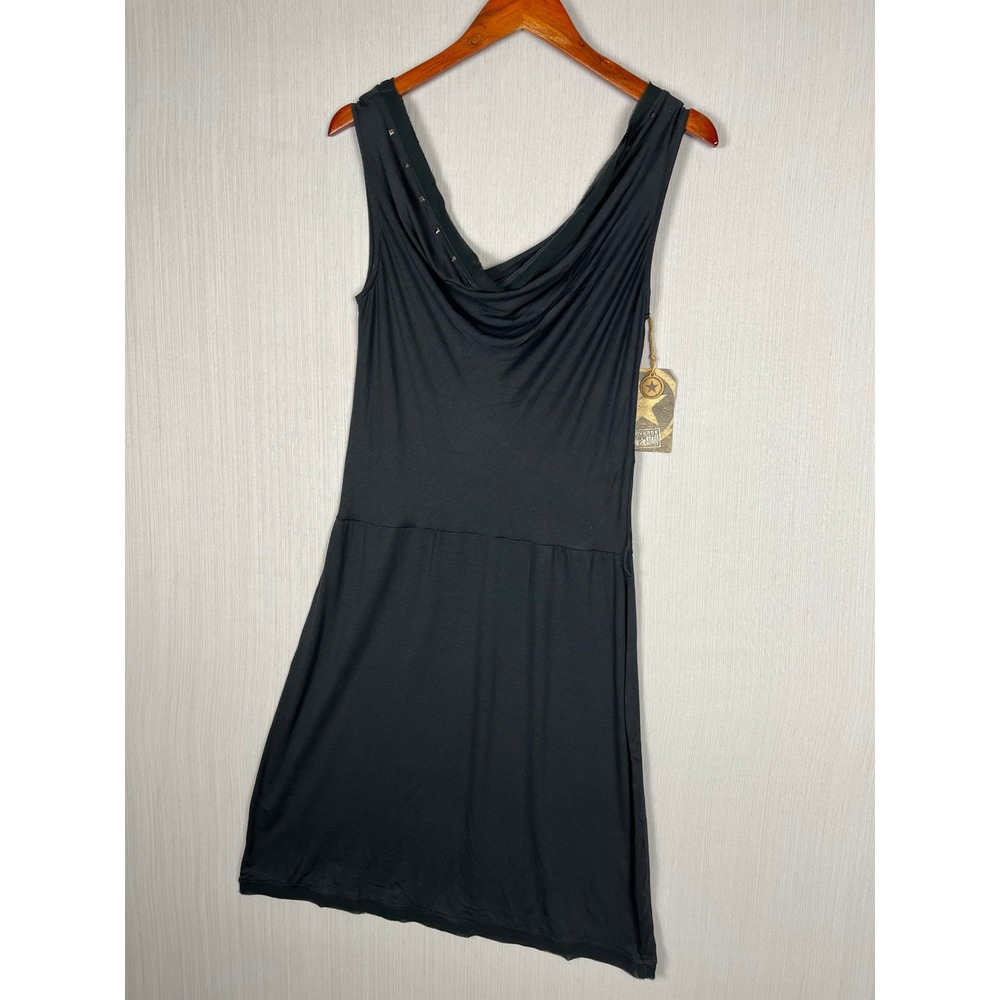 Converse One Star Dress Womens‎ M Deep Teal Studded Cowl Neck Mesh Trim Grunge